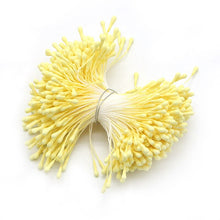 Load image into Gallery viewer, Crafts 144/420/600/1000pcs /Lot  Flowers Stamen 2mm  DIY Artificial Flowers  Wreath For Wedding Party Home Decor  D0401
