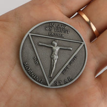 Load image into Gallery viewer, Lucifer Morning Star Satanic Pentecostal Coin Specie Cosplay Accessories Prop
