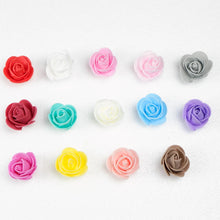 Load image into Gallery viewer, Foam Roses 500pcs 3cm Artificial Foam Flower Heads DIY 20cm  Bear Mold PE Rose Bear Accessories Decor Valentine's Gift
