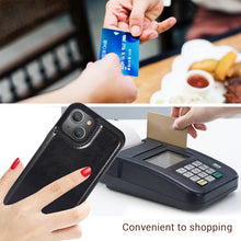 Load image into Gallery viewer, Luxury Slim Fit Premium Leather Cover For iPhone 11 12 mini Pro XR XS Max X 6 6s 7 8 Plus Wallet Card Slots Shockproof Flip Case
