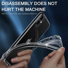 Load image into Gallery viewer, Luxury Transparent Shockproof Silicone Case For iPhone 11 X Xr Xs Max Case 12 11 Pro Max 8 7 6s Plus SE Case Silicone Back Cover
