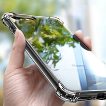 Load image into Gallery viewer, Luxury Transparent Shockproof Silicone Case For iPhone 11 X Xr Xs Max Case 12 11 Pro Max 8 7 6s Plus SE Case Silicone Back Cover
