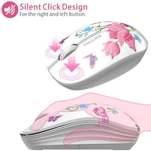 Load image into Gallery viewer, Wireless Mouse 2.4G Cute Silent Optical Cartoon Computer Mice With USB Receiver 1600DPI for Laptop Kid Girl Gift Macbook
