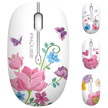 Load image into Gallery viewer, Wireless Mouse 2.4G Cute Silent Optical Cartoon Computer Mice With USB Receiver 1600DPI for Laptop Kid Girl Gift Macbook
