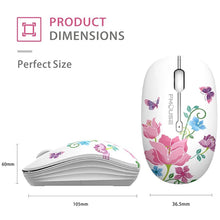 Load image into Gallery viewer, Wireless Mouse 2.4G Cute Silent Optical Cartoon Computer Mice With USB Receiver 1600DPI for Laptop Kid Girl Gift Macbook
