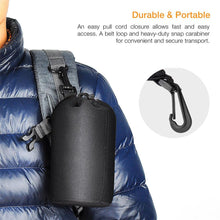 Load image into Gallery viewer, Waterproof Camera Lens Bag Drawstring Bag with S M L XL Size for Canon Sony Nikon DSLR Camera Lens Barrel Case with Hook
