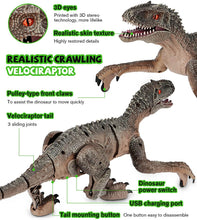 Load image into Gallery viewer, RC Dinosaur Toys for Boys Remote Control Electronic Dinosaurios Robots Indominus Jurassic World T Rex Dinosaure Gift Kids
