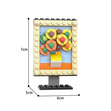 Load image into Gallery viewer, MOC Mini Pixel Pictures Building Blocks Set For Van Sunflowers Human Art Painting Bricks DIY Idea Assemble Toy For Children Gift
