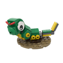Load image into Gallery viewer, MOC Plants Bricks Pet Mini Chompers-Flower Building Blocks Kit Man Eater Green Caterpillar Toys For Children Birthday Xmas Gfits
