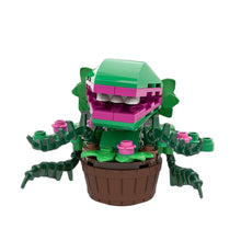Load image into Gallery viewer, MOC Plants Bricks Pet Mini Chompers-Flower Building Blocks Kit Man Eater Green Caterpillar Toys For Children Birthday Xmas Gfits
