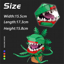 Load image into Gallery viewer, MOC Potted plants Cannibal Flowers Building Blocks For Movie Audrey II-Little Shop of Horrors Flowers Model Toys kids Xmas Gifts
