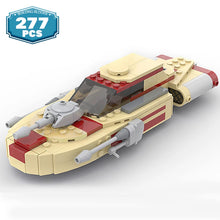 Load image into Gallery viewer, Space War Land Speeder V-19 Rebel Combat Fighter Space Craft Set Destroyer Building Blocks Airship Xmas Gifts Toys for Kids
