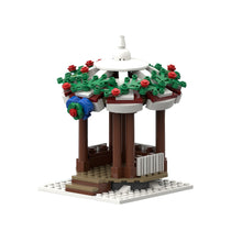 Load image into Gallery viewer, MOC The Medieval Architecture And Truck Winter Village - Market Stalls Building Blocks Set Christmas Car Church Bricks Toys Gift
