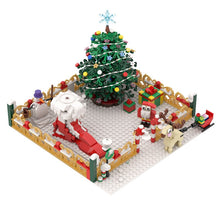 Load image into Gallery viewer, MOC The Medieval Architecture And Truck Winter Village - Market Stalls Building Blocks Set Christmas Car Church Bricks Toys Gift
