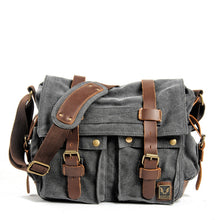 Load image into Gallery viewer, Canvas Leather Men Messenger Bags I AM LEGEND Will Smith Big Satchel Shoulder Bags Male Laptop Briefcase Travel Handbag
