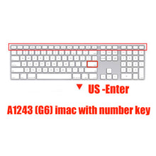 Load image into Gallery viewer, Keyboard Protectors Magic Keyboard Silicone Keyboard cover  For Apple imac
