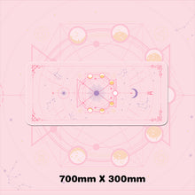 Load image into Gallery viewer, Magic Moon Star Purple Extra Large Kawaii Girl Gaming Mouse Pad Cute XXL Desk Mat Water Proof Nonslip Laptop Desk Accessories
