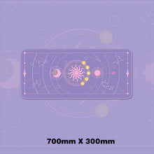 Load image into Gallery viewer, Magic Moon Star Purple Extra Large Kawaii Girl Gaming Mouse Pad Cute XXL Desk Mat Water Proof Nonslip Laptop Desk Accessories
