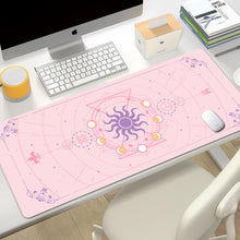 Load image into Gallery viewer, Magic Moon Star Purple Extra Large Kawaii Girl Gaming Mouse Pad Cute XXL Desk Mat Water Proof Nonslip Laptop Desk Accessories
