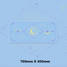 Load image into Gallery viewer, Magic Moon Star Purple Extra Large Kawaii Girl Gaming Mouse Pad Cute XXL Desk Mat Water Proof Nonslip Laptop Desk Accessories
