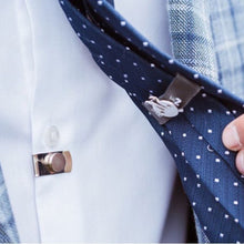 Load image into Gallery viewer, Magnetic Invisible Tie Clip Automatically Fixed Stainless Steel Metal Shirt Tie Clips Creative Jewelry for Men Accessories Gifts

