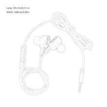 Load image into Gallery viewer, 3.5mm in-Ear Earphones Super Bass Dual Drive Headset Earbuds Earphone With Mic Universal For Smart Phone
