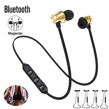 Load image into Gallery viewer, Magnetic Wireless Bluetooth Earphone Music Headset Phone Neckband Sport Earbuds Earphone with Mic for IPhone 6 7 Samsung xiaomi
