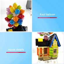 Load image into Gallery viewer, Mailackers City Expert Architecture Flying Balloon House Tensegrity Sculptures Modular City Building Blocks Friends Children Toy
