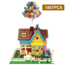 Load image into Gallery viewer, Mailackers City Expert Architecture Flying Balloon House Tensegrity Sculptures Modular City Building Blocks Friends Children Toy
