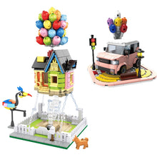 Load image into Gallery viewer, Mailackers City Expert Architecture Flying Balloon House Tensegrity Sculptures Modular City Building Blocks Friends Children Toy
