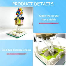Load image into Gallery viewer, Mailackers City Expert Architecture Flying Balloon House Tensegrity Sculptures Modular City Building Blocks Friends Children Toy
