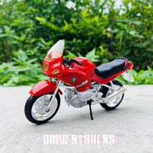 Load image into Gallery viewer, 1:18 NEW BMW R1200GS Silvardo original authorized simulation alloy motorcycle model toy car Collect gifts
