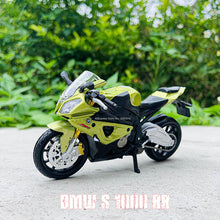 Load image into Gallery viewer, 1:18 NEW BMW R1200GS Silvardo original authorized simulation alloy motorcycle model toy car Collect gifts
