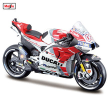 Load image into Gallery viewer, 1:18 Yamaha 2018 Champion 46Team Racing Silvardo original authorized simulation alloy motorcycle model toy car Collecting
