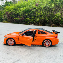 Load image into Gallery viewer, 1:24 BMW M4 alloy super toy car simulation alloy car model crafts decoration collection toy tools gift
