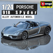 Load image into Gallery viewer, 1:24 Porsche 911 GT2 RS simulation alloy car model crafts decoration collection toy tools gift
