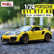 Load image into Gallery viewer, 1:24 Porsche 911 GT2 RS simulation alloy car model crafts decoration collection toy tools gift
