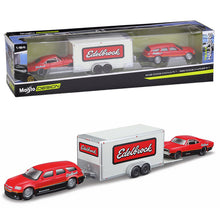Load image into Gallery viewer, 1:64 2010 RAPTOR /2017 FORD GT HERITAGE Die casting manufacturing trailer model simulation model alloy car collection
