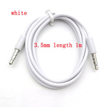 Load image into Gallery viewer, Male to male 3.5mm audio aux cable 1m 35 jack to 3 . 5 mm jack Car aux cable for iPhone headphone beats speaker aux cord MP3/4
