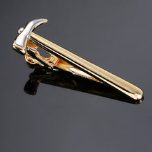 Load image into Gallery viewer, Man's Tie Clip new arrivals Golden plating Airplane Shape Pilot Plane cufflinks Stick pin Wedding gift
