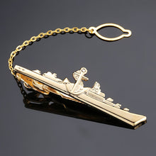Load image into Gallery viewer, Man's Tie Clip new arrivals Golden plating Airplane Shape Pilot Plane cufflinks Stick pin Wedding gift
