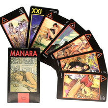 Load image into Gallery viewer, Manara Tarot Cards Deck Table Oracle for Divination Fate English Board Games Playing Cards Party Witchcraft Supplies for Altar
