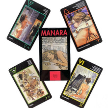 Load image into Gallery viewer, Manara Tarot Cards Deck Table Oracle for Divination Fate English Board Games Playing Cards Party Witchcraft Supplies for Altar
