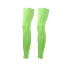 Load image into Gallery viewer, Men Women Ice Silk Lycra Cycling Legwarmers Anti-uv Sunscreen Running Basketball Soccer Sports  High Elasticity Legging Leg sets

