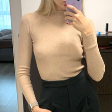 Load image into Gallery viewer, Marwin New-coming Autumn Winter Top Pull Femme Turtleneck Pullovers Sweaters Long Sleeve Slim Oversize Korean Women's Sweater
