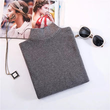Load image into Gallery viewer, Marwin New-coming Autumn Winter Top Pull Femme Turtleneck Pullovers Sweaters Long Sleeve Slim Oversize Korean Women's Sweater
