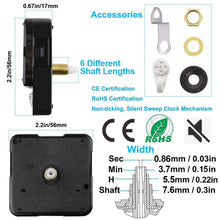 Load image into Gallery viewer, Wall Clock MCDFL  Silent   Mechanism for Wall Hours Reloj Table Clock Movement Repair Kit Quartz Clockwork Ofertas Especiales
