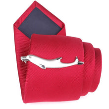 Load image into Gallery viewer, Men Alloy Metal Gold Color Tie Clips Clasp Cufflinks Steamship Dolphin Airplane Tie Bar Wedding Party Jewelry Pin
