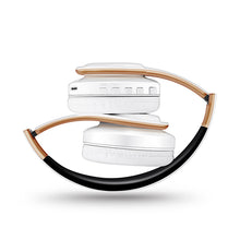Load image into Gallery viewer, Gold Wireless Headphones Bluetooth Earphone Stereo Headset with Build-in MIC with 3.5mm Jack for Xiaomi Samsung IPHONE
