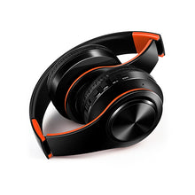 Load image into Gallery viewer, Men Gift Gold Wireless Headphones Bluetooth Earphone Stereo Headset with Build-in MIC with 3.5mm Jack for Xiaomi Samsung IPHONE
